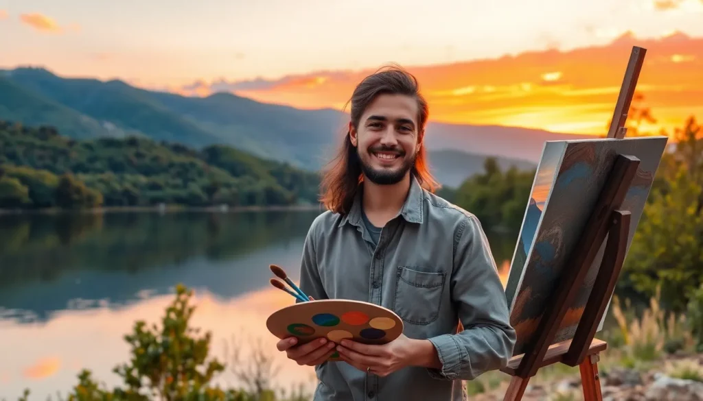 painting landscape